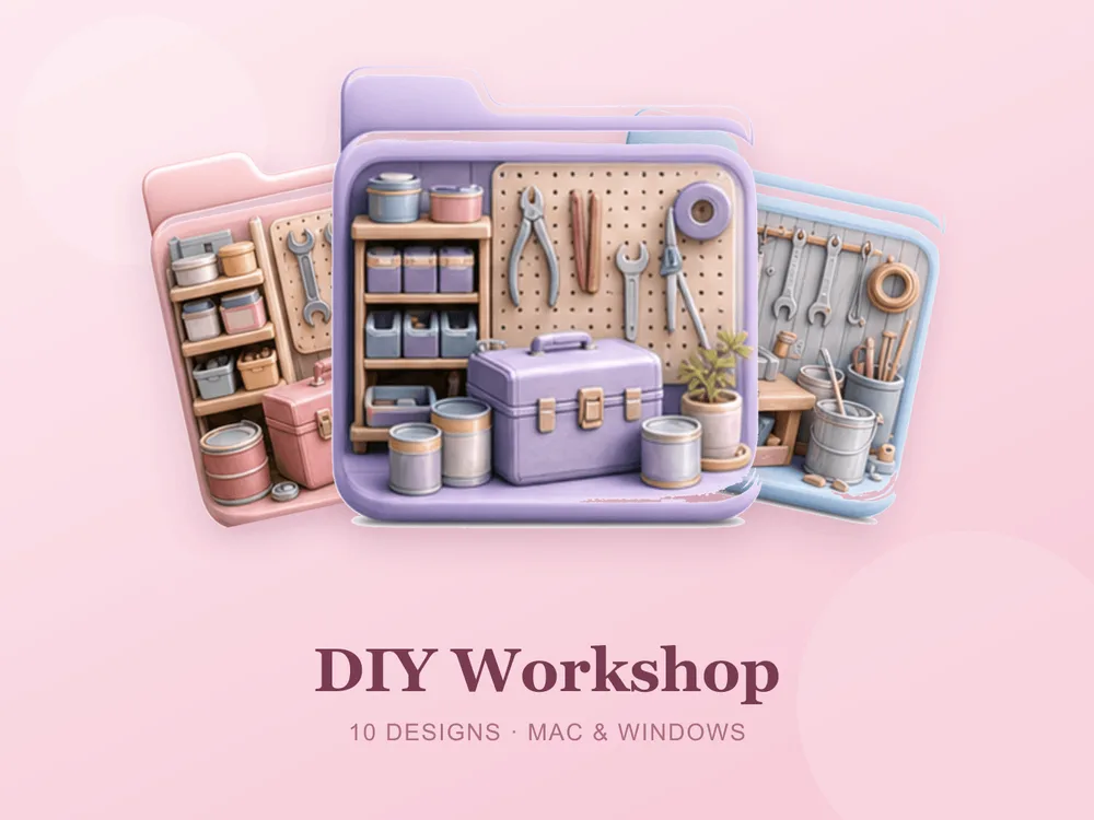DIY Workshop — folder icon skin for Mac and Windows