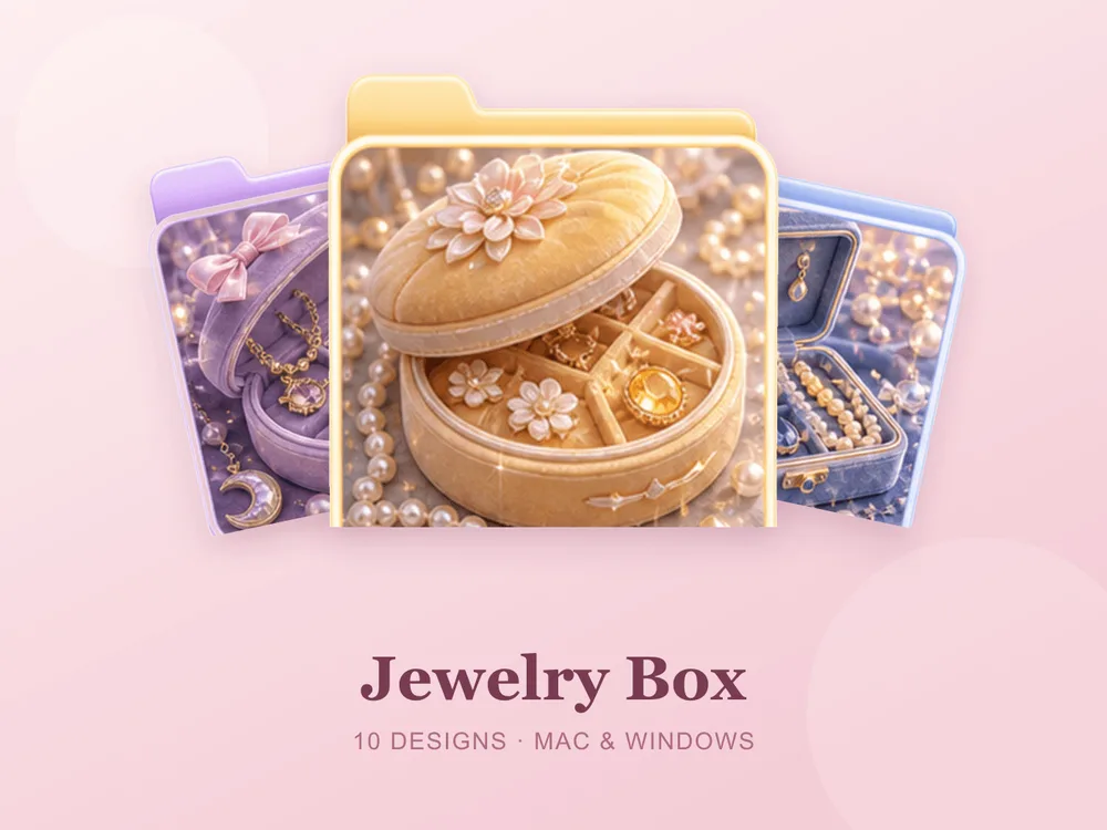 Jewelry Box — folder icon skin for Mac and Windows