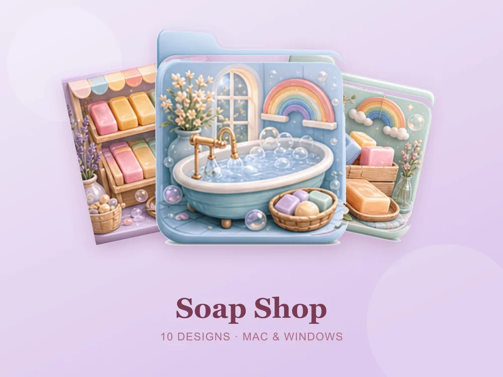 Soap Shop — folder icon skin for Mac and Windows